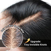 New Year Sale Chinalacewig 5X5 HD Human Hair Lace Wigs With Bang With Bleached Knots TF09