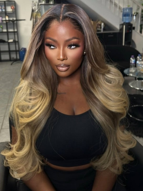 Chinalacewig Custom Wig HD full lace wig 30 inches Light Ash  display picture 1