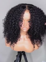 24hrs shipping Chinalacewig HD Film Lace 13x6 Lace Front Wig Deep Curly Wigs With Bleached Knots CF281