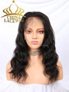 Chinalacewig Custom Color Brazilian Virgin Human Hair Body Wave Full Lace Wig CF409