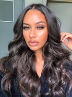 Chinalacewig Glueless Pre-plucked Hairline Virgin Human Hair 360 HD Lace Body Wave Wigs NCF119