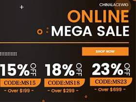 Chinalacewig Online Mega Sale !Are you ready it ?