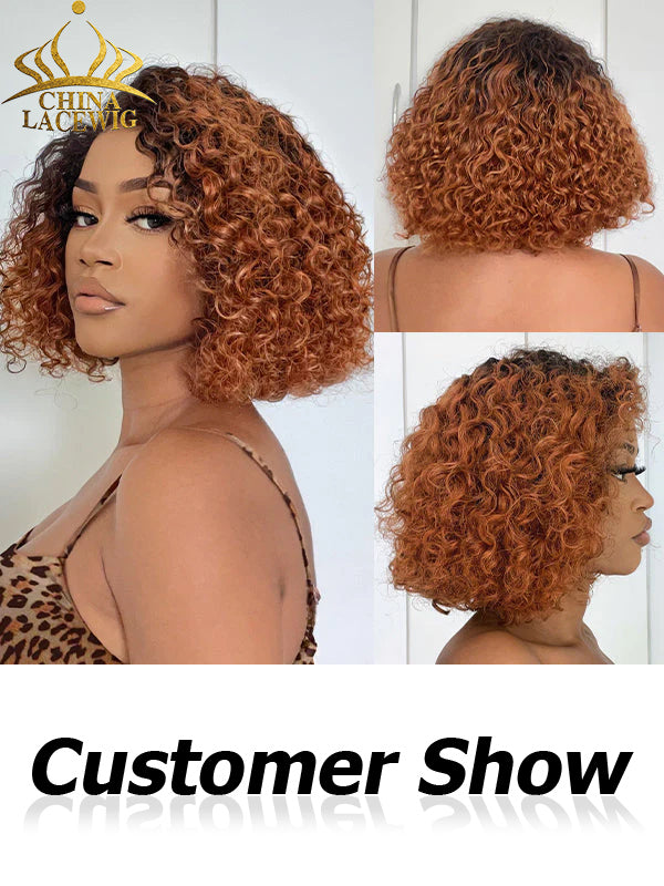 Chinalacewig Vacation Style Brown Color Two wigs $279 13x4 HD Lace Front Wig CD012