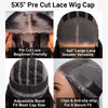 Chinalacewig Wear Go Pre Cut HD Lace 5*5 Closure Red Brown Curly Quick & Easy Glueless Wig With Breathable Cap Air Wig