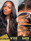 New Year Sale Chinalacewig Body Wave 13X6 Human Hair Lace Wigs With Bleached Knots TF06