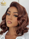 Chinalacewig Vacation Style Brown And 99J Two wigs $299 13x4 HD Lace Front Wig CD011