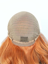 Black Friday Sale 13x4 Transparent Lace Front Human Hair Wig 26 inches Orange Color Body Wave Wig FS08
