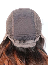 Black Friday Sale 13x4 Transparent Lace Front Human Hair Wig Ombre Brown Color Wave Wig FS010