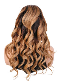 Black Friday Sale 13x4 Transparent Lace Front Human Hair Wig Ombre #T1b30 Body Wave Wig FS09