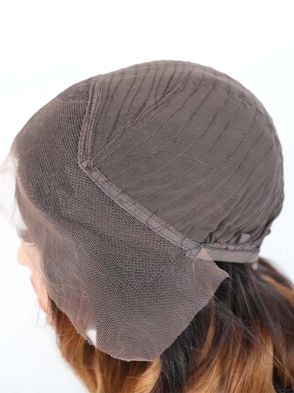 Black Friday Sale 13x4 Transparent Lace Front Human Hair Wig Ombre #T1b30 Body Wave Wig FS09