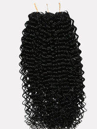 Chinalacewig Pre-Separated Water Wave Human Hair Crochet Hair Extensions  Seamless Protective Style  Natural Look CU02