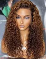 Chinalacewig Wear Go Pre Cut HD Lace 5*5 Closure  Curly Quick & Easy Glueless Wig With Breathable Cap Air Wig CS014