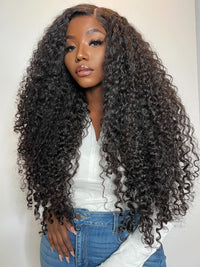 Chinalacewig Brazilian Virgin Human Hair Kinky Curly 360 Lace Front Wigs With Babyhair CF481
