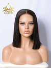 Chinalacewig Natural Bob With Band Human Virgin Hair 5x5 HD Lace Closure Wig CA02
