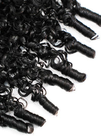 Pre Separated Burmese Curl Human Hair Crochet Hair Extensions for Protective Styles | ChinaLaceWig