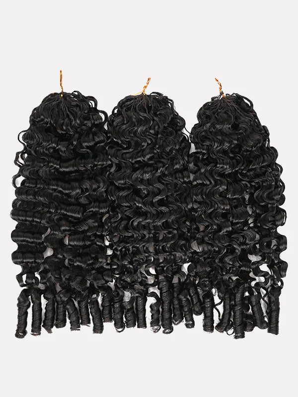 Pre Separated Burmese Curl Human Hair Crochet Hair Extensions for Protective Styles | ChinaLaceWig