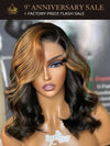 Chinalacewig 13X4 HD Frontal Wig Highlight Brown Bob Human Virgin Hair