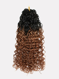 Chinalacewig Water Wave 1B/30 Pre-Separated Human Hair Crochet Hair Extensions | Natural Looking Protective Style CU04