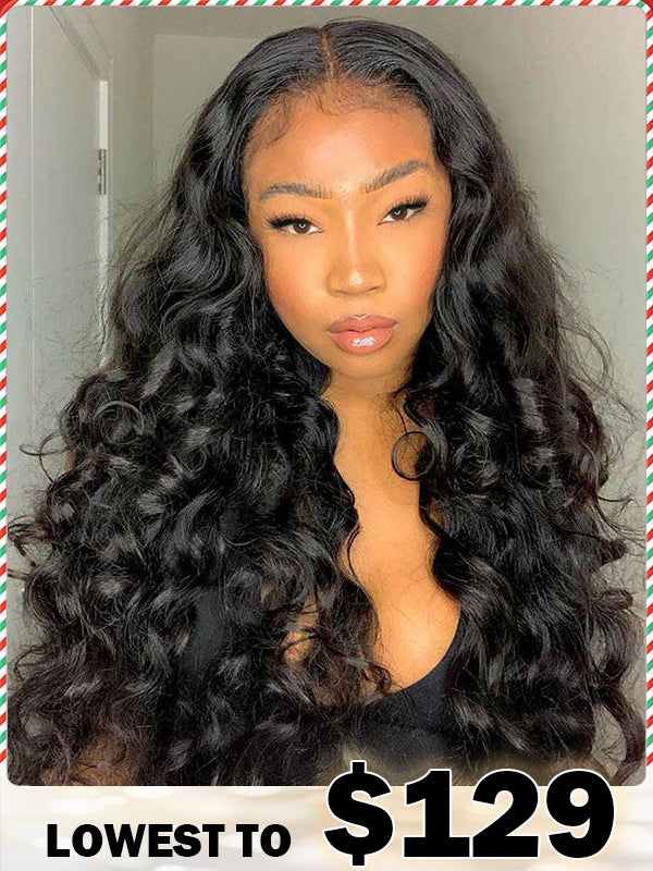 Chinalacewig Preplucked 13x6 Undetectable HD Lace Loose Wave Human Hair Wigs CF231