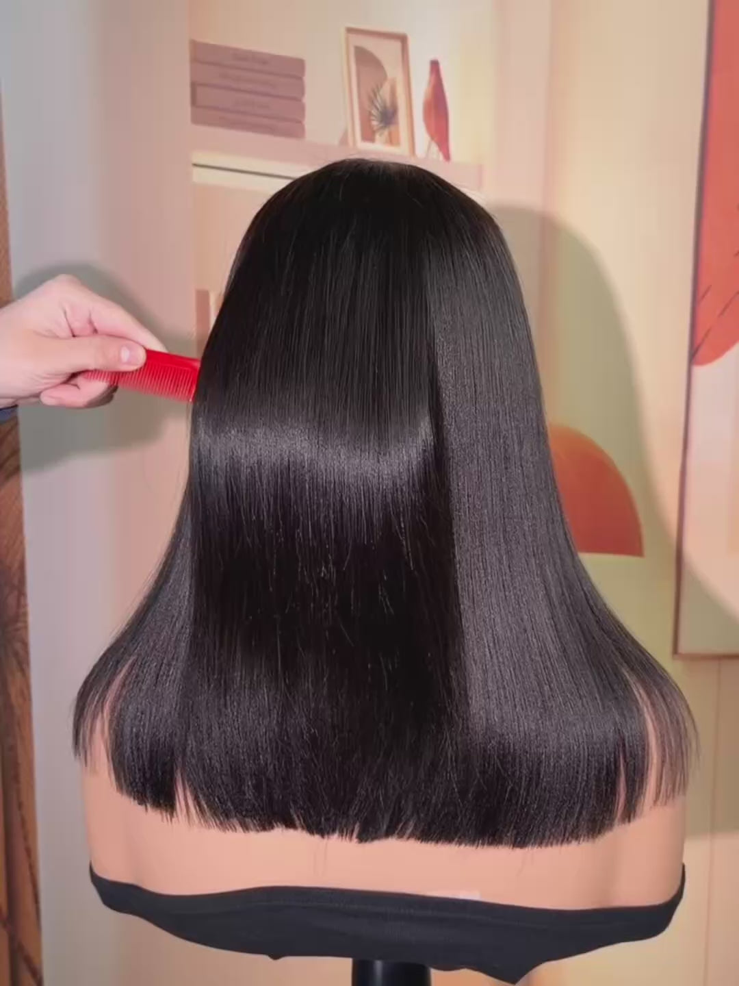 ChinaLacewig 5×5 Layered Cut Yaki Wear Go Glueless HD Lace Virgin Human Hair Wig Pre Plucked CA06