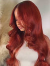 Chinalacewig 7x6 Royal 007 Lace Wig Reddish Color Wear &Go Breathable Cap Wig CL015
