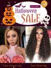 Halloween Sale Curly Lace Wigs Highlight Color 150% Lace Front Wigs CF487