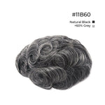 Mens Toupee Monofilament Lace Top With Natural Hair Line Toupee For Men M104