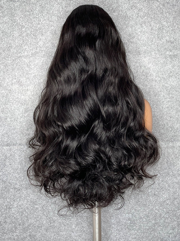 Chinalacewig 30A Custom Wig Loose Wave 13x6 Lace Frontal Wig Bleached Knots Human Virgin Hair C015