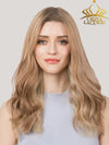 7.5x 7.5 Aura Skin Part Middle Part Remy Human Hair Topper Toupee For Women T02