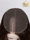 7"x 8" Courtney Mono Part Left Part Remy Human Hair Topper Toupee For Women T01