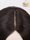 7"x 8" Courtney Mono Part Left Part Remy Human Hair Topper Toupee For Women T01