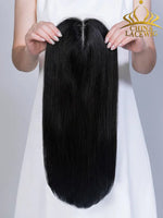 7"x 8" Courtney Mono Part Left Part Remy Human Hair Topper Toupee For Women T01
