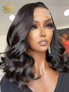 Brazilian 100% Virgin Human Hair Body Wave Pre Plucked Single Knots 13X6 Film HD Lace NCF114