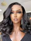 Brazilian 100% Virgin Human Hair Body Wave Pre Plucked Single Knots 13X6 Film HD Lace NCF114