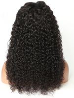 Chinalacewig Thick 180% Density Deep Curly 13×6 Lace Front Wigs With Fake Scalp CF403