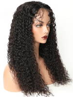 Chinalacewig Thick 180% Density Deep Curly 13×6 Lace Front Wigs With Fake Scalp CF403