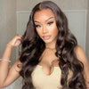 Chinalacewig Anniversary Sale Brown Color Body Wave 13x4 HD Invisible Lace Front Wig ANS03