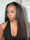 Chinalacewig Black Friday Kinky Straight 360 HD Front Lace Wig $100 Off NCF164