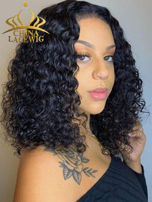 Chinalacewig Dominique Water Wave Invisible HD Lace 360 Lace Wig With Bleached Knots CF300