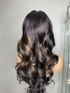 Chinalacewig HD Dream Lace Highlight Color Body Wave Virgin Brazilian Hair 13x6 Lace Front Wigs NCF110
