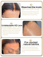 Chinalacewig HD Lace 13x4 Lace Front Wigs Straight Gray Bob Wig Brazilian Human Hair CF440