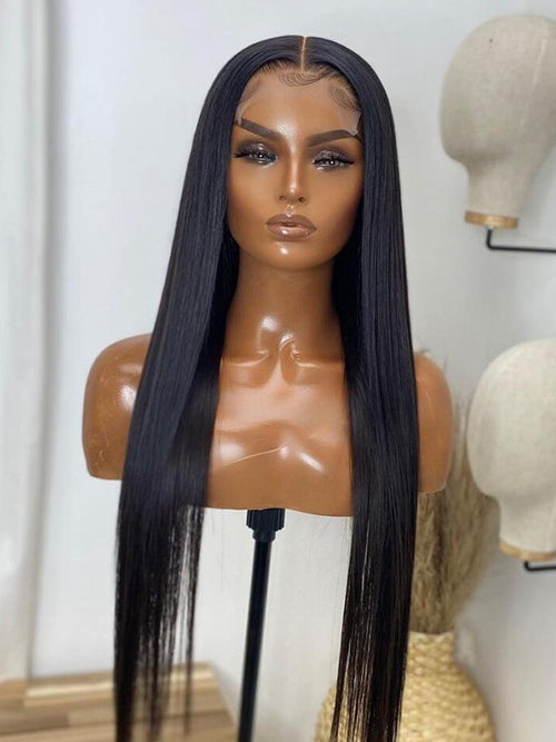 chinalacewig Invisible HD Lace Silky Straight 13x6 Lace Front Wigs Real HD Lace CF282
