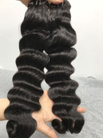 Chinalacewig Natural Color Brazilian Hair Bundles Remy Human Hair Silky Hair Bundles CF484