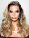 Chinalacewig Ombre Blonde Color 13x4 Lace Front Wigs Virgin Human Hair With Bleached Knots CF318