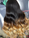 Chinalacewig Ombre Brown Color 13x6 HD Lace Front Wig With Pre Plucked NCF94