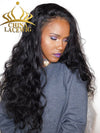 Thick HD Lace Wavy 360 Lace Frontal Wig With Pre-plucked Hairline CF170