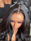Chinalacewig Undetectable 360 HD Lace Virgin Human Hair Body Wave Black Color Wigs NCF120