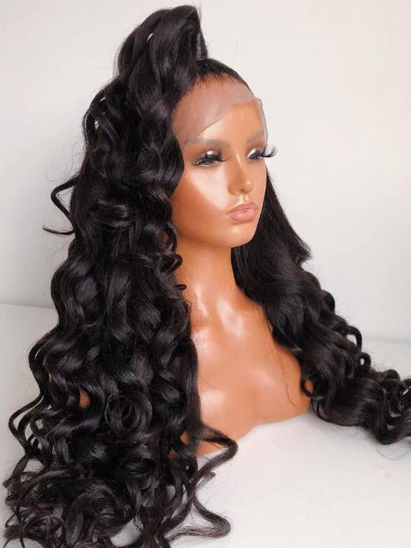 Chinalacewig Undetectable HD Lace 180% Loose Wave 13x6 Lace Front Wigs Real HD Lace NCF64