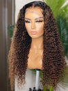 Chinalacewig Undetectable HD Lace Highlight Color 150% Curly 13x6 Lace Front Wigs CF313