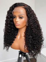 Chinalacewig HD Film Lace 13x6 Lace Front Wig Deep Curly Wigs CF281